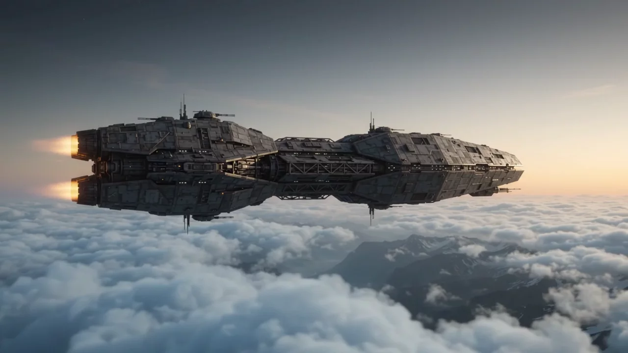 Above the clouds
