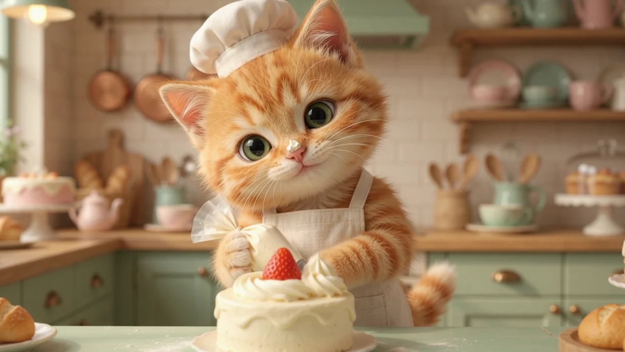 The smallest pastry chef