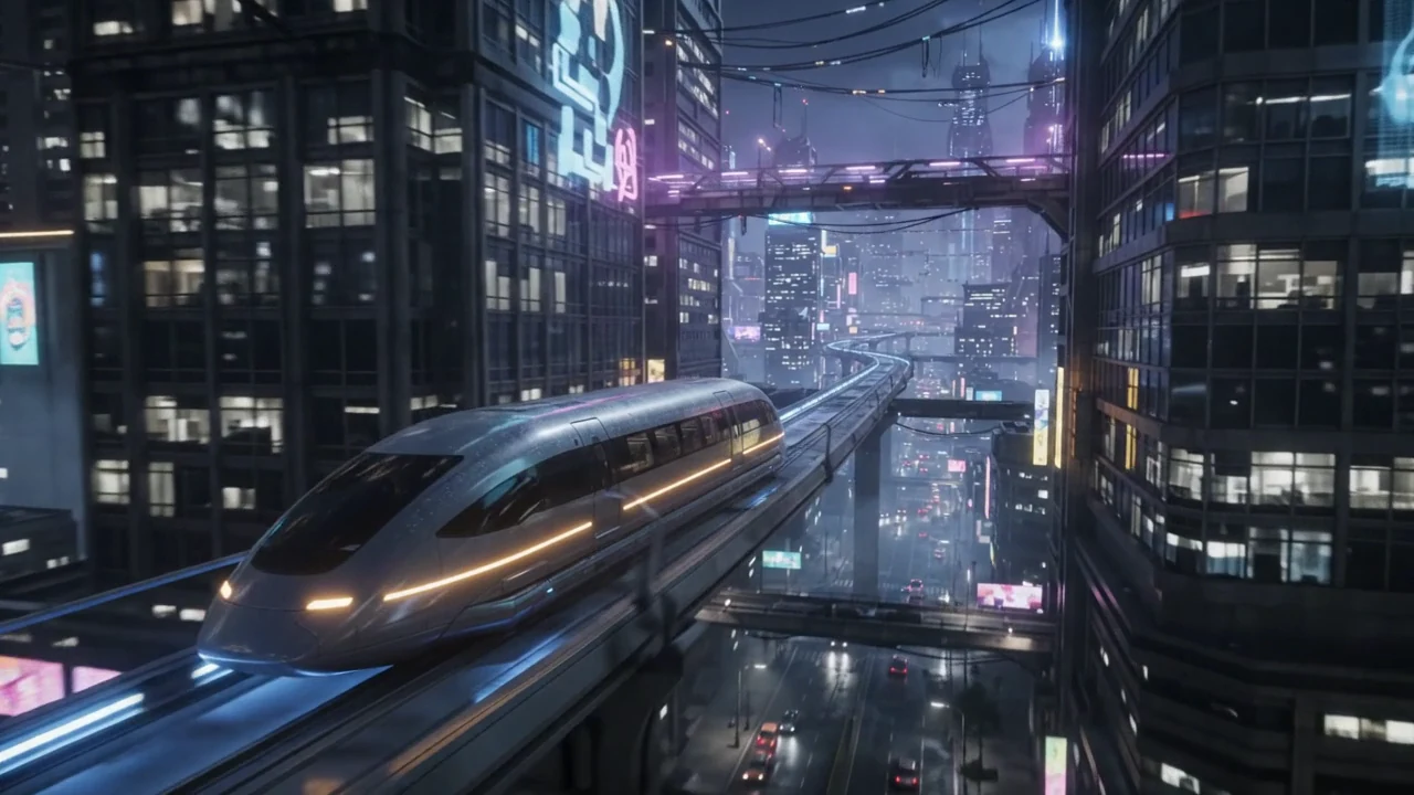 The city never slows