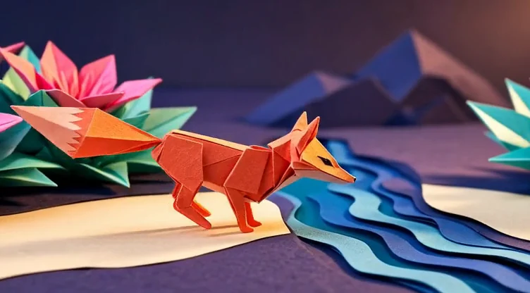 A paper world springs to life