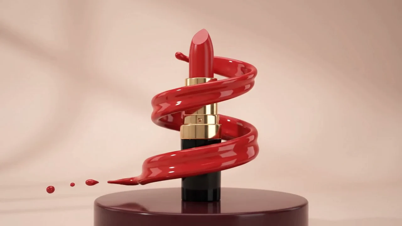 Red, in full motion